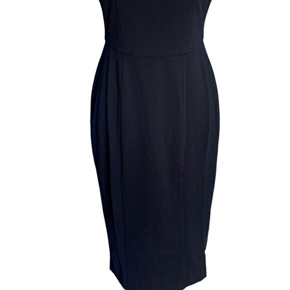 NEW Maggy London Mock Neck Sheath Dress- Size 2 - Picture 6 of 11